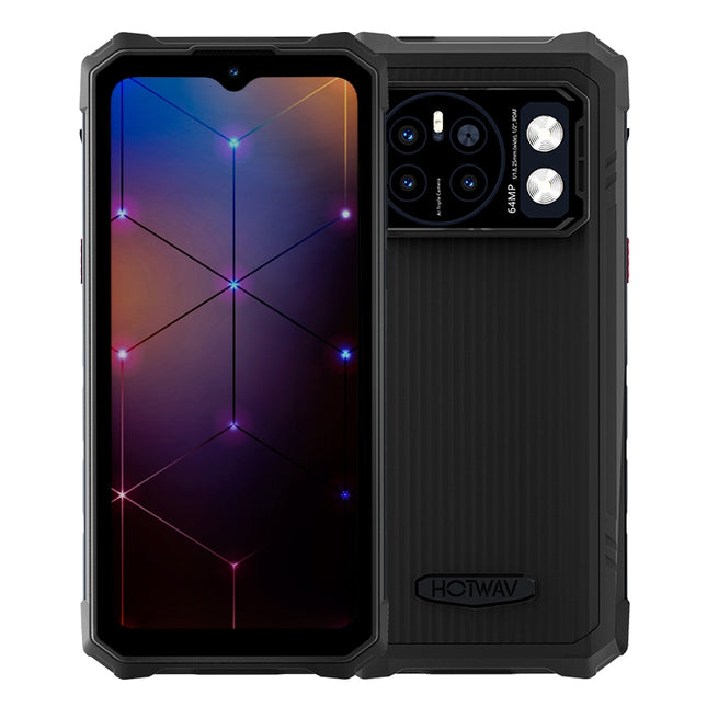 HOTWAV CYBER 13, IP68/IP69K Rugged Phone, 8GB+128GB, 10800mAh, 6.6 inch Android 14.0 Unisoc T606 Octa Core, Network: 4G, NFC, OTG (Black)