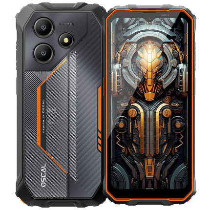Blackview Oscal Marine 2, 8GB+128GB, 6.56 inch Android 15 Unisoc UMS9230E T615 Octa Core, Network: 4G, OTG, NFC (Orange)