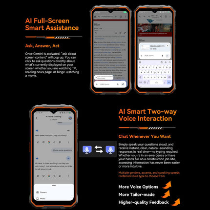 Blackview Oscal Marine 2, 8GB+128GB, 6.56 inch Android 15 Unisoc UMS9230E T615 Octa Core, Network: 4G, OTG, NFC (Orange)