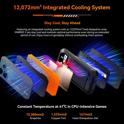 Blackview Oscal Marine 2, 8GB+128GB, 6.56 inch Android 15 Unisoc UMS9230E T615 Octa Core, Network: 4G, OTG, NFC (Orange)