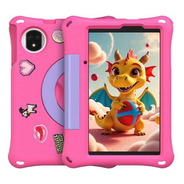 Ulefone Tab A9 Pro Kids Tablet PC, 6GB+128GB, 8.68 inch Android 15 MediaTek Helio G91 Octa Core 4G Network, EU Plug (Pink)