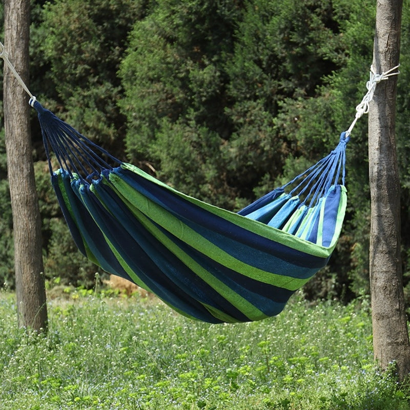 Thick Canvas Hammock Field Rollover Prevention Outdoor  Hammock Swing 260x80 Non-Stick Single
