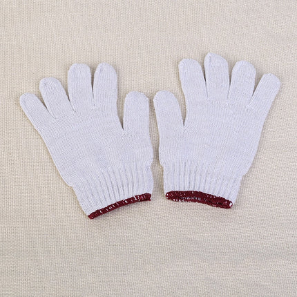1 Pairs Labor Supplies Breathable Wear- Resistant Protection Cotton Yarn Gloves