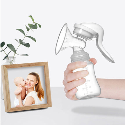 Adjustable Force Breast Pump 2 in 1 Manual Breast Pump Maternity Products(White)