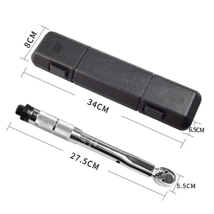 Adjustable Preset Tension Torque Wrench(5- 25N 1/4)