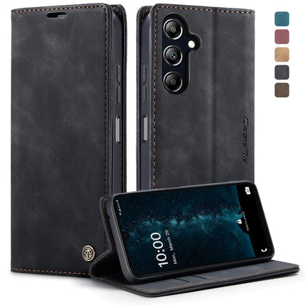 For Samsung Galaxy A16 5G CaseMe 013 Multifunctional Horizontal Flip Leather Phone Case