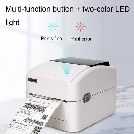 Xprinter XP-420B 108mm Express Order Printer Thermal Label Printer, Style:USB+WIFI(AU Plug)