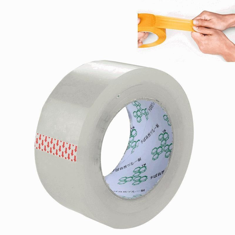 45mm Width 15mm Thickness Package Sealing Packing Tape Roll Sticker(Clear White)