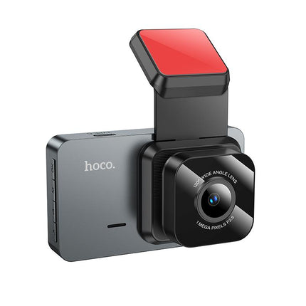 hoco DV9 720P 3 inch IPS HD Screen Display Driving Recorder(Metal Grey)