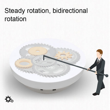 Photography Electric Turntable Automatic Rotating Display Stand,Style: Plug -in 14 cm