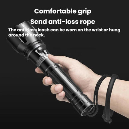 SMILING SHARK SD-Q20B High-Intensity Diving Flashlight Amphibious Magnetic Control Diving Light