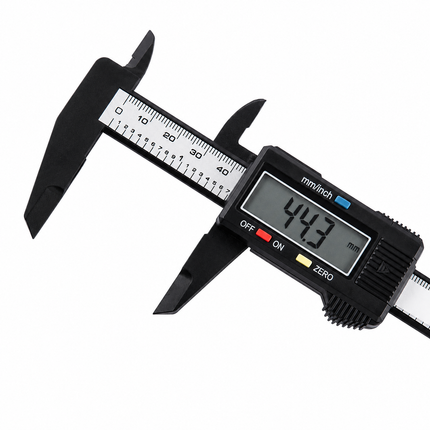 LCD Digital Vernier Caliper/Micrometer, Measure Range: 150 mm (6 inch)(Black)
