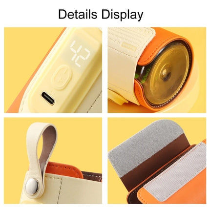 Baby Bottle Warmer Cover Outdoor Portable Milk Water Heater(Orange)