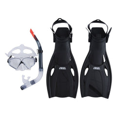 Fuel Snorkel Set 4 Piece Adult Black Transparent Black L - XL