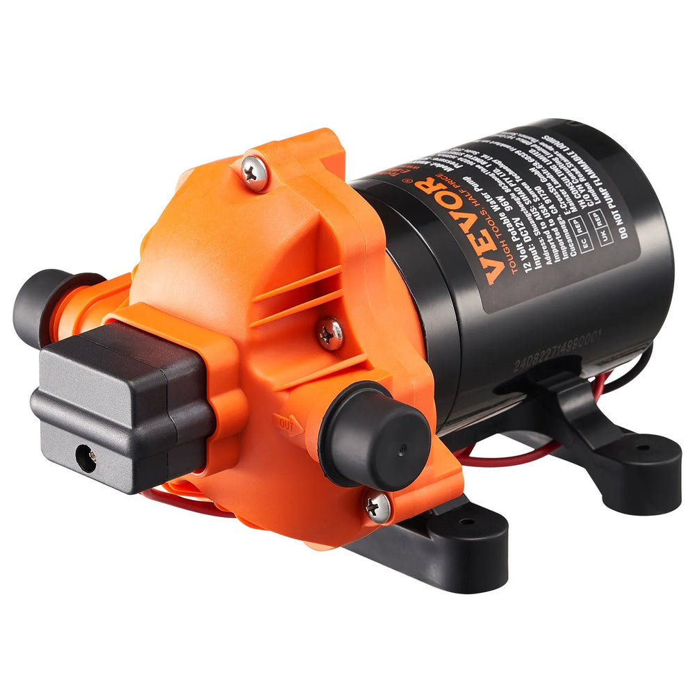 VEVOR Diaphragm Pump, 3 GPM (11.36 L/min), 3-Chamber 12 Volt DC