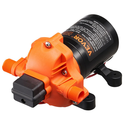 VEVOR Diaphragm Pump, 3 GPM (11.36 L/min), 3-Chamber 12 Volt DC