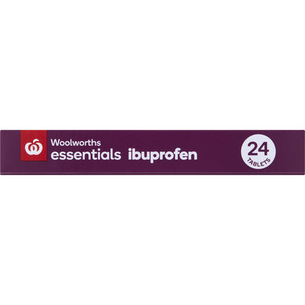 Essentials Ibuprofen 200mg Tablets 24 pack