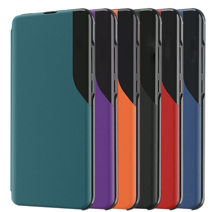 For Samsung Galaxy A13 5G Attraction Flip Holder Leather Phone Case(Sapphire Blue)
