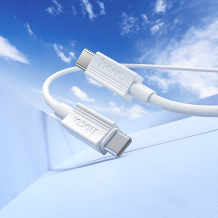 hoco X107 USB-C / Type-C to USB-C / Type-C Favor 60W Charging Data Cable, Length:1m(Grey)