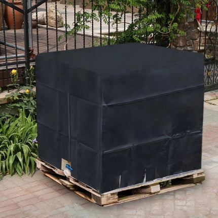 210D Oxford Cloth 1000L IBC Water Tank Sunscreen Dust Cover (Black)