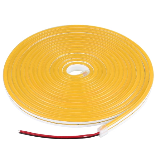 CJ-1206 12V 6A 5m IP65 Waterproof Silicone Neon LED Strip Light(Yellow)