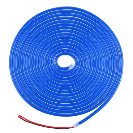CJ-1206 12V 6A 5m IP65 Waterproof Silicone Neon LED Strip Light(Blue)