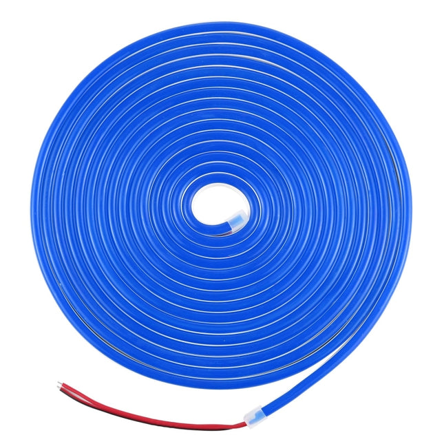 CJ-1206 12V 6A 5m IP65 Waterproof Silicone Neon LED Strip Light(Blue)