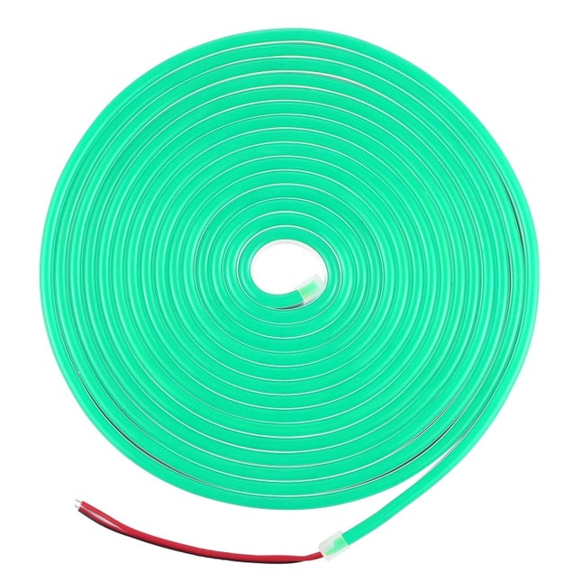 CJ-1206 12V 6A 5m IP65 Waterproof Silicone Neon LED Strip Light(Green)