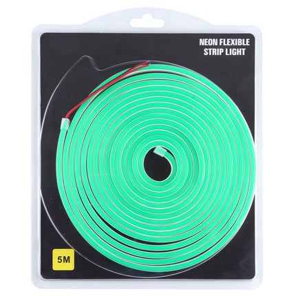 CJ-1206 12V 6A 5m IP65 Waterproof Silicone Neon LED Strip Light(Green)