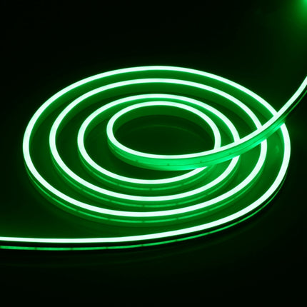 CJ-1206 12V 6A 5m IP65 Waterproof Silicone Neon LED Strip Light(Green)