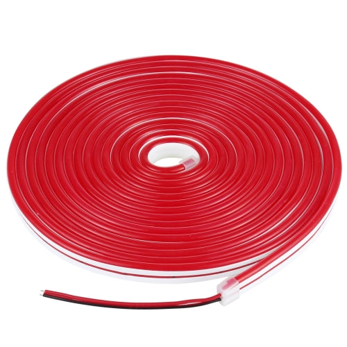 CJ-1206 12V 6A 5m IP65 Waterproof Silicone Neon LED Strip Light(Red)