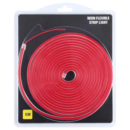 CJ-1206 12V 6A 5m IP65 Waterproof Silicone Neon LED Strip Light(Red)