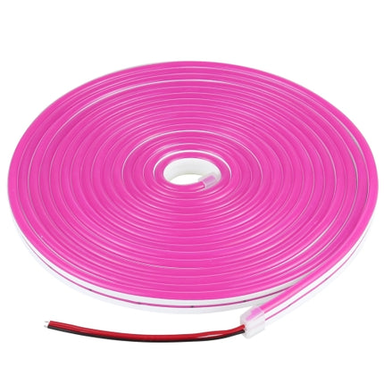 CJ-1206 12V 6A 5m IP65 Waterproof Silicone Neon LED Strip Light(Rose Red)