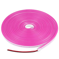 CJ-1206 12V 6A 5m IP65 Waterproof Silicone Neon LED Strip Light(Rose Red)