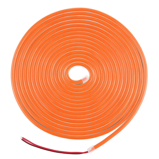 CJ-1206 12V 6A 5m IP65 Waterproof Silicone Neon LED Strip Light(Orange)