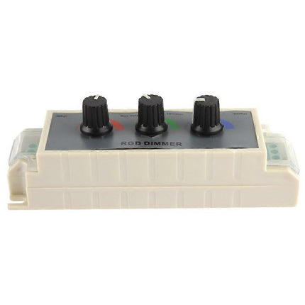 3 Channel RGB LED Dimmer Controller for LED Light Strip DC12-24V, Output Current: 3A