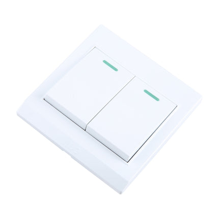 185-265V Wall Switch 86mm, Specification:Two Buttons