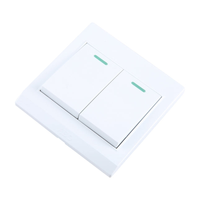 185-265V Wall Switch 86mm, Specification:Two Buttons