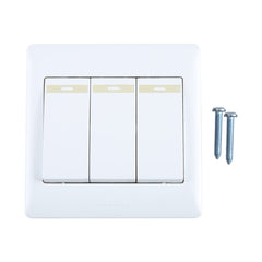185-265V Wall Switch 86mm, Specification:Three Buttons