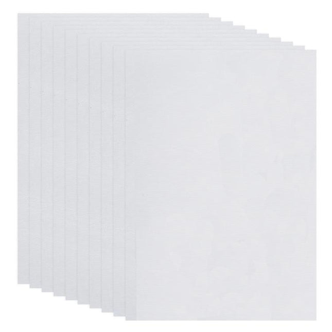 10pcs 21 x 30cm Odorless A4 Water-Soluble Adhesive Non-Woven Fabric Self-Adhesive DIY Embroidery Paper