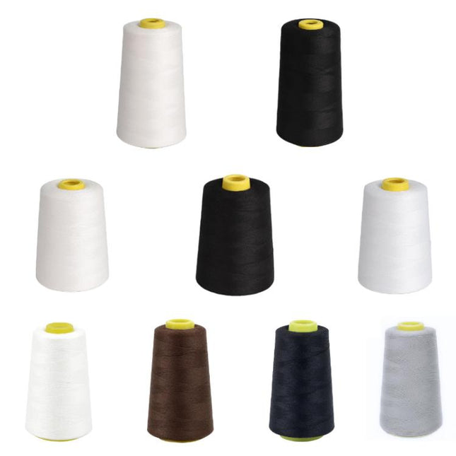 Household Sewing Thread Fine Polyester Thread For Sewing Clothes, Color: Brown 870