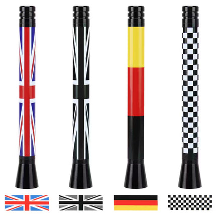 Long Universal Car Antenna Aerial 10.5cm (Black+White)