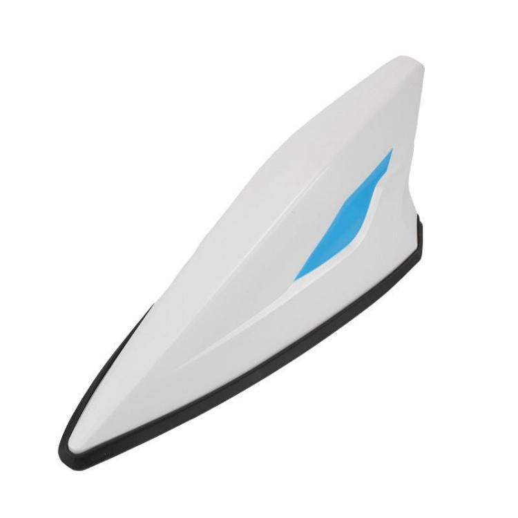 Car Shark Fin Radio Aerials Antenna, with Signal Reception(White)