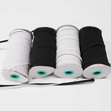 Stretch Rope Clothing Elastic Ribbon Trim Sewing Fabric DIY Garment Accessories, Width:12mm 82 Yards(Black)
