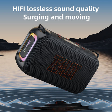 Zealot S85M 50W Outdoor Portable Bluetooth Speaker with Dual Microphones(Black)