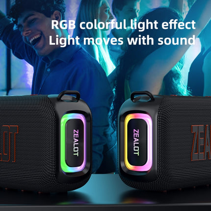 Zealot S85M 50W Outdoor Portable Bluetooth Speaker with Dual Microphones(Black)