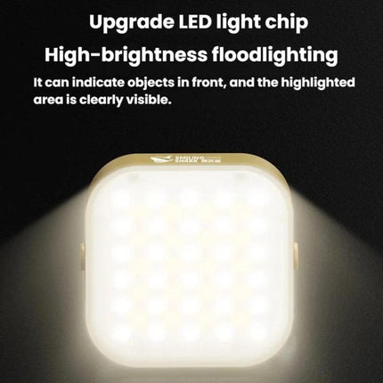SMILING SHARK LY-8307 Outdoor LED Camping Light Solar-Powered Handheld Lamp With Hook(Khaki)