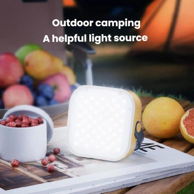SMILING SHARK LY-8307 Outdoor LED Camping Light Solar-Powered Handheld Lamp With Hook(Green)