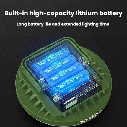 SMILING SHARK LY-8336-S Solar-Powered Camping Light Portable Outdoor Lighting Lamp, Spec: Large