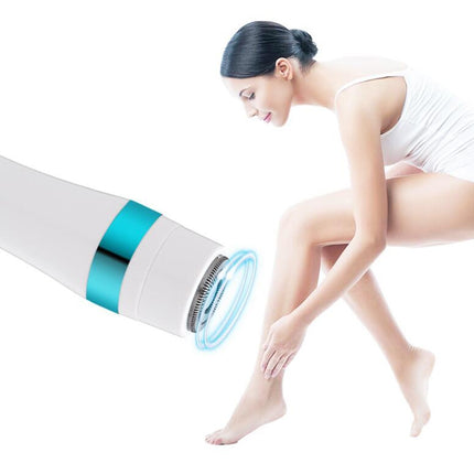 4 In 1 Electric Shaver Home Eyebrow Knife Massage Import Cleansing Instrument(Gold)